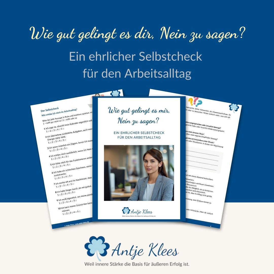 Werbung für meinen Selbstcheck