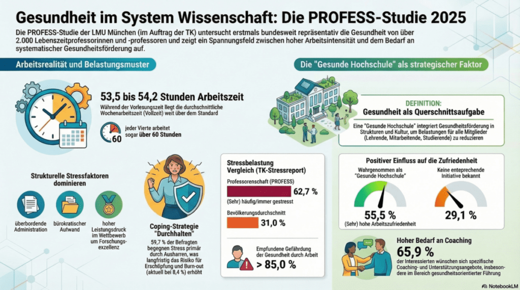 Gesundheit im System Wissenschaft: Die Profess-Studie 2025